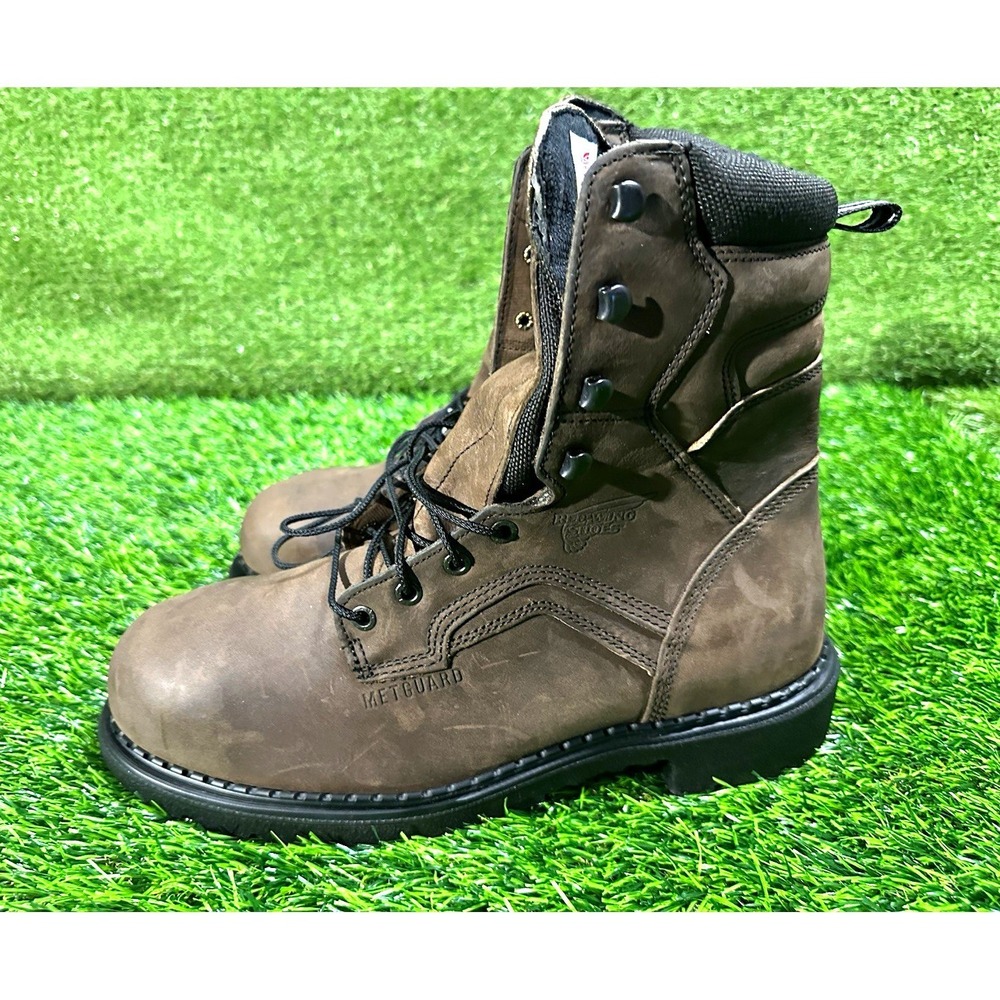 NEW Red Wing 4435 SuperSole Men's 10 E2 Waterproof Steel Toe Metguard Work Boots